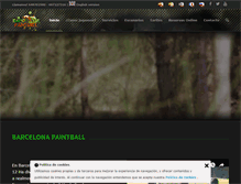 Tablet Screenshot of barcelonapaintball.es