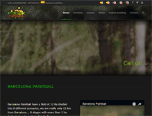 Tablet Screenshot of barcelonapaintball.com
